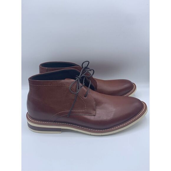 Kenneth Cole Men’s Reaction Klay Flex Chukka In Cognac Size 8.5 - Picture 5 of 12
